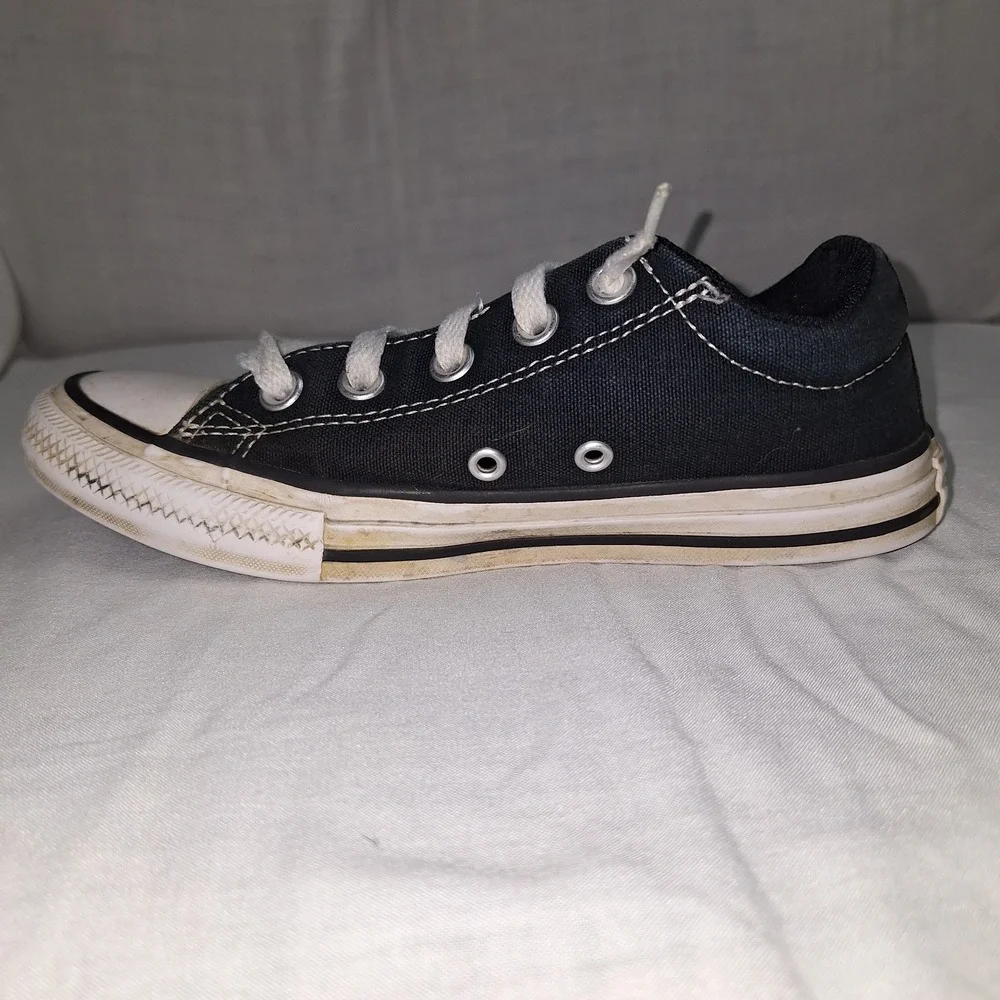 Converse All Star Low Top‎ Sneakers Kids Size US 2 / UK 1.5 Black A01696F Chuck